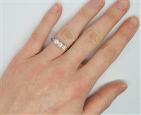 Anello Lorenza Gioielli Donna Trilogy in Oro bianco Diamante 0.71 Ct AN979882-15 - AN979882-15